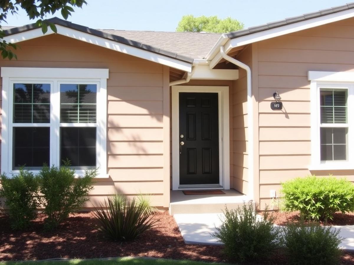 Full exterior repaint, ranch home